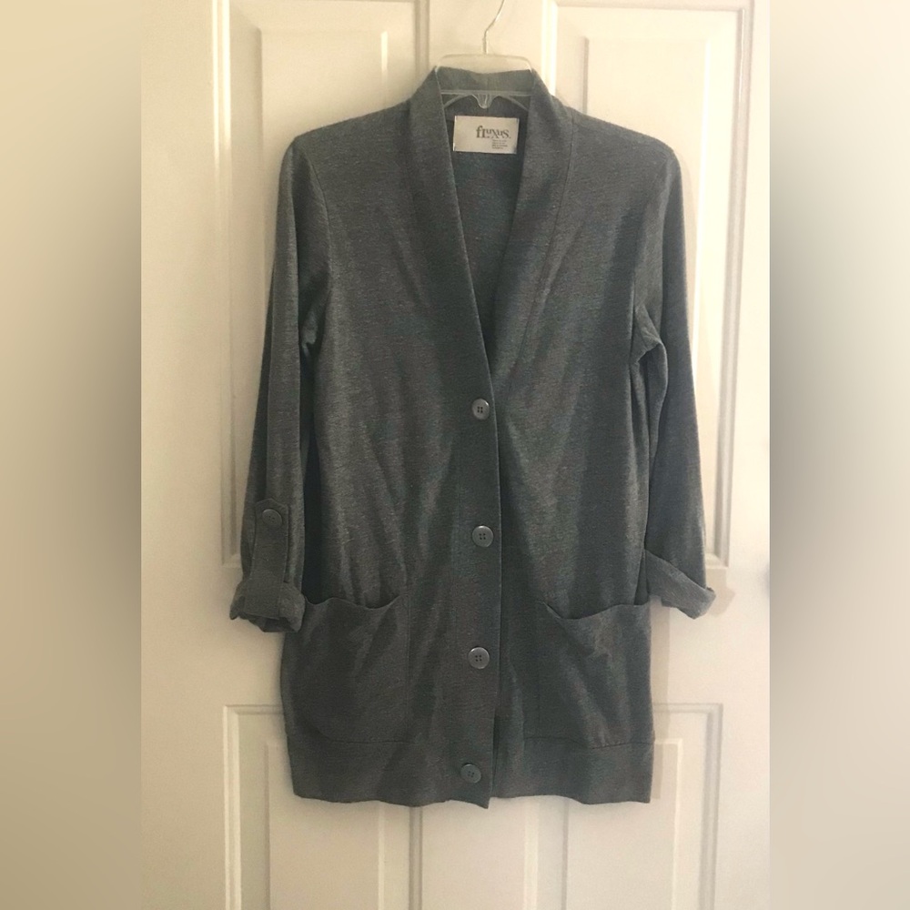 Fluxus Long Tab Cardigan
